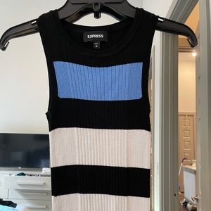 Express multicolor sleeveless top size 2